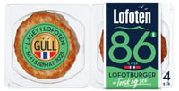 Fiskeburger 86% Torsk&Sei 500g Lofoten
