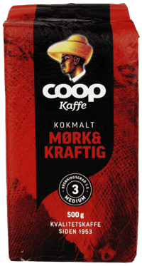 Coop Kokmalt Kaffe Rød 500g
