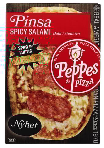 Peppes Pizza Pinsa Spicy Salami 430g