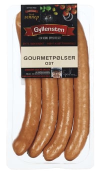 Gourmetpølse Ost 360g Gyllensten
