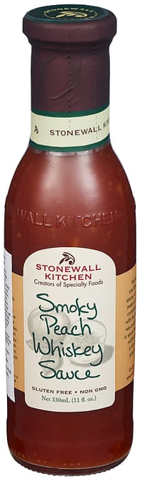 Saus med Smak av Røyk og Fersken 330ml Stonewall Kitchen