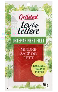 Svinefilet Speket Urtemarinert 80g Grilstad