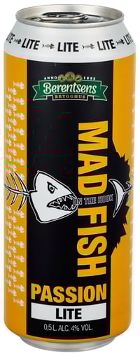 Mad Fish Vodka Passion Lite 4% 0.50l