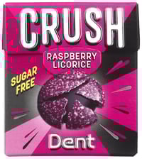 Dent Crush Raspberry Licorice 25g