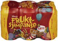 Mack Lett Frukt-Sjimpanse 6stk x 0,33l, 1,98l