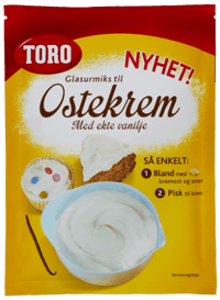 Toro Ostekrem Glasurmiks 126g