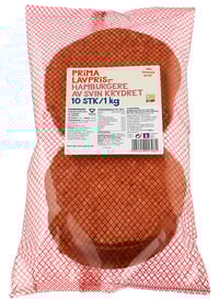 Prima Hamburger av Svin 1 Kgs Frys