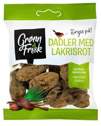 Dadler m/Lakris 90g Grønn&Frisk
