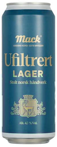 Mack Lager Ufiltrert 0,5l boks