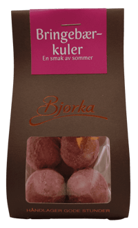 Bjørka Bringebærkuler 61g