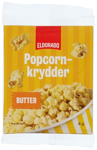 Popcornkrydder Butter 3x8g Eldorado