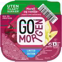 Go Morgen Yoghurt uten Morell&Vanilje 190g Tine