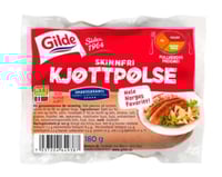 Kjøttpølse Skinnfri 180g Gilde