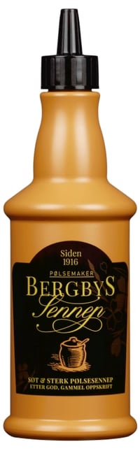 Sennep Søt&Sterk 460g Bergbys