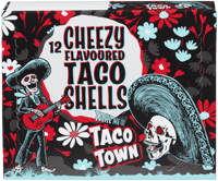 Taco Town Cheezy Taco Shellls 158g