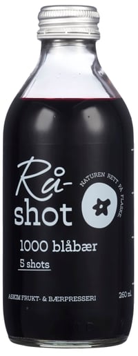 Blåbær Råsaft 260ml Ritni
