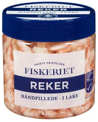Reker i Lake Håndpillede 200 g