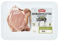 Svinekotelett Røkt 2pk Ca400g Meny