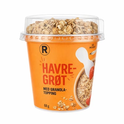 Havregrøt med 26,5 % granola
