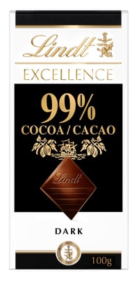 Lindt Excellence Dark 99% 50g