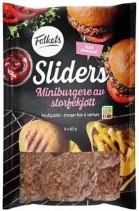 Sliders Stekte 360g Folkets