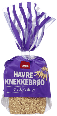 Coop Havreknekkebrød 180g
