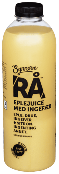 Synnøve Rå Eplejuice med Ingefær 1l