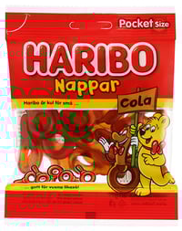 Nappar Cola 80g Haribo