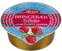 Bringebærsyltetøy Original Utan Tilsett Sukker Kuvert 100/21g