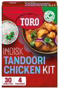 Indisk Tandoori Chicken Kit 286g Toro