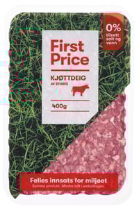 Kjøttdeig 14% Fett 400g First Price