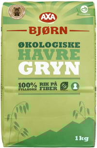 Havregryn Lettkokte Økologisk 1kg Axa