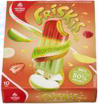 Friskis 50% Frukt Multipack 10stk Hennig Olsen