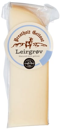 Leirgrøv Naturell 200g Prestholt Geitost