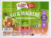 Kjøttpølse u/Skinn 450g Go & Mager