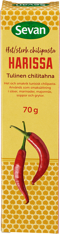 Harissa 70g Sevan Tube Chilli- og Krydderpasta