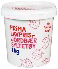 Jordbærsyltetøy 1 kg
