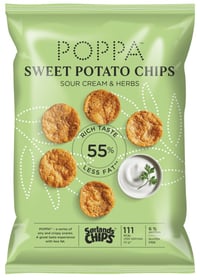 Poppa Chips Søtpotet 75g Sørlandschips