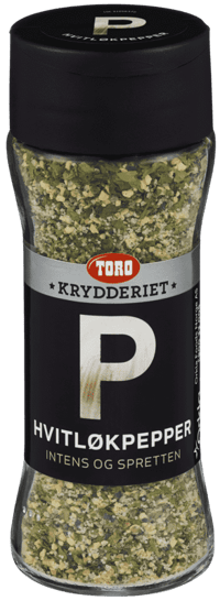 Toro Krydderiet Hvitløkspepper hel 82g