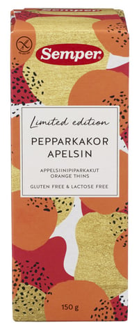 Semper Pepperkaker Glutenfri med Appelsin