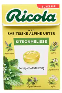 Ricola Sitronmelisse Sukkerfri 50g