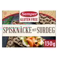 Knekkebrød Med Surdeig Glutenfri, 130 g