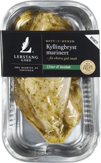 Kyllingbryst Marinert 230g Lerstang