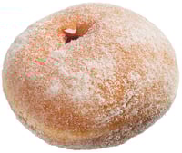 Berlinerbolle med Bringebær