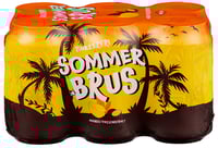 Sommerbrus u/Sukker 0,33lx6 boks Aass
