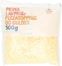 Pizzatopping og Gulost 500g Prima
