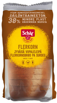Flerkorn Brød Skåret glutenfri 300g Schar