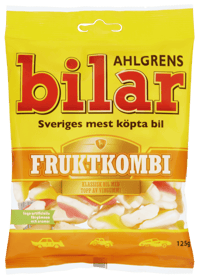 Ahlgrens Bilar Fruktkombi 125g