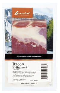 Bacon Eldhusrøykt Ca500g Lundal