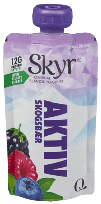 Q Skyr Aktiv Skogsbær 125g